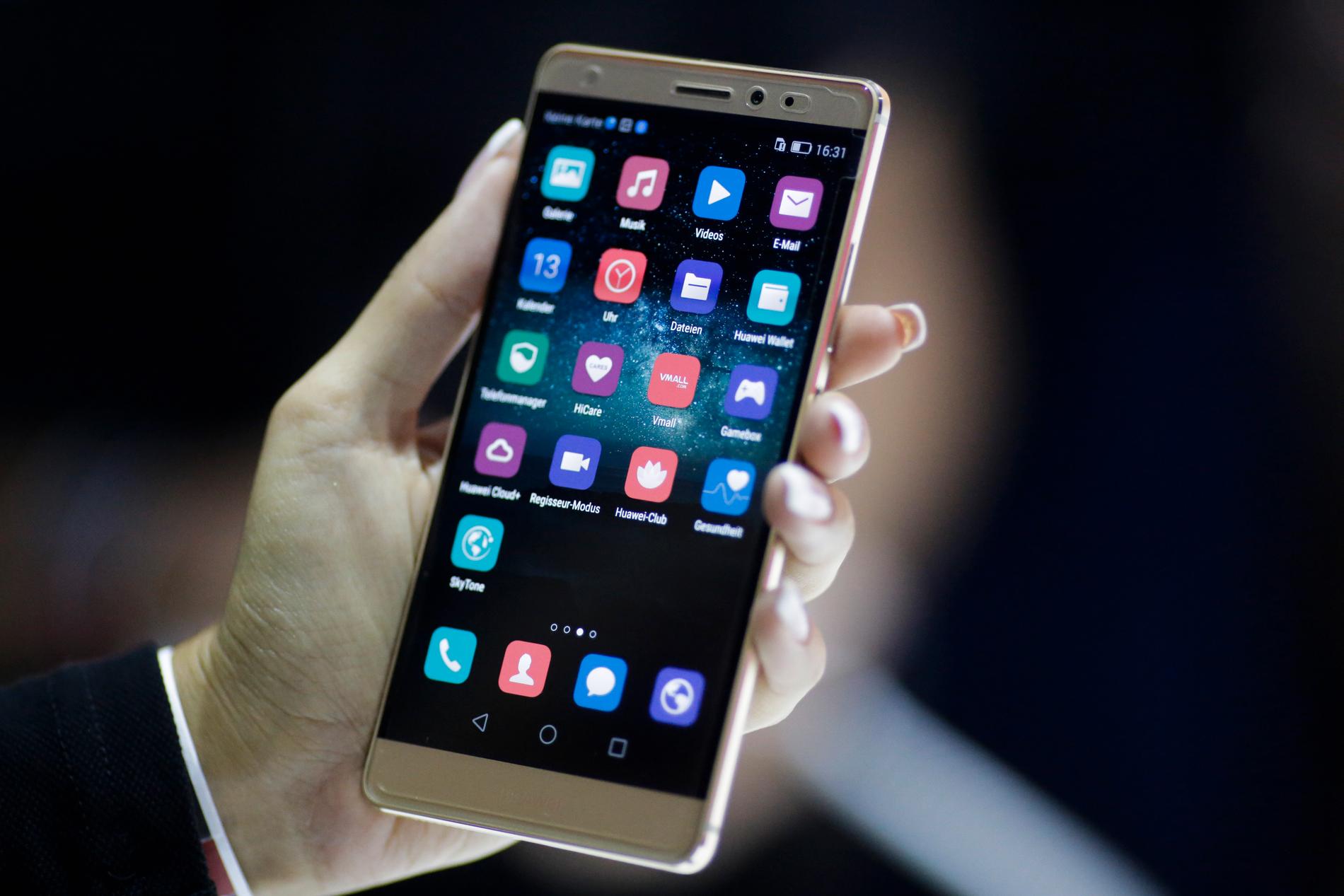 Huawei mobiltelefoner pekas ut som en säkerhetsrisk av USA:s säkerhetstjänster.