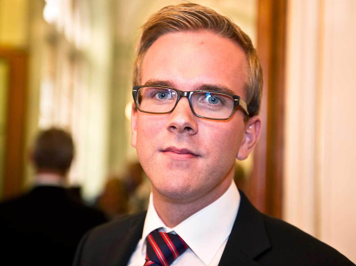 Kristdemokraternas Andreas Carlson.
