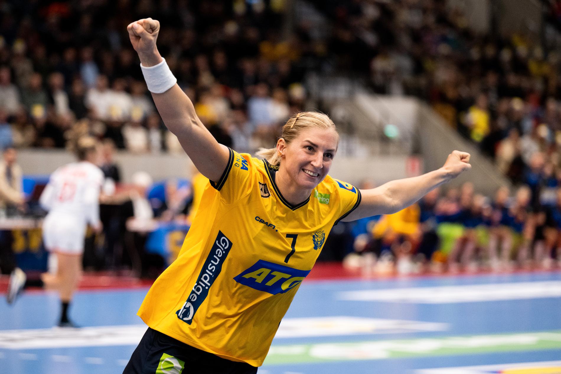 Linn Blohm är en av Sveriges stjärnor i handbolls-EM 2022. 