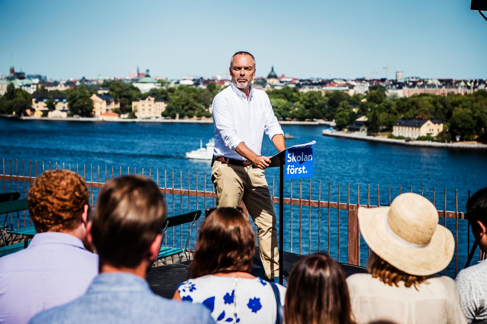 Jan Björklund sommartalar i Stockholm