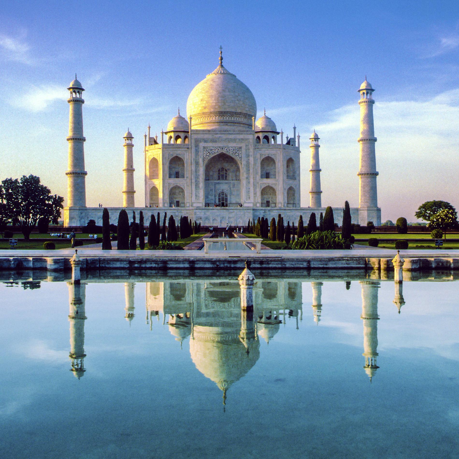 5. Taj Mahal i Agra, Indien.