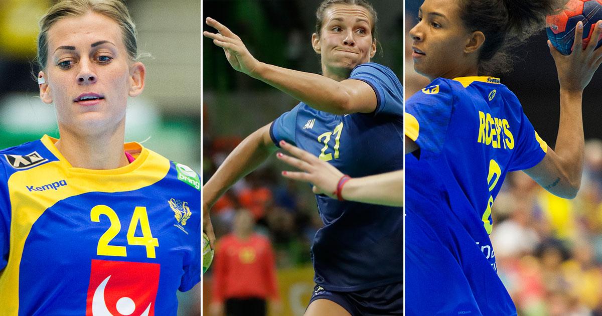 Nathalie Hagman, Sabina Jacobsen har blivit proffs i Rumänien och Jamina Roberts spelar i Ungern.