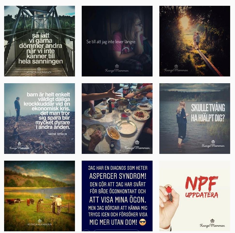 På Instagram delar AnnSophie med sig av sina erfarenheter kring NPF.