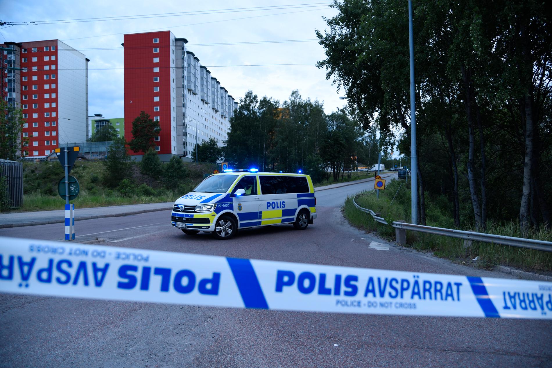 En explosion har inträffat i Flemingsberg söder om Stockholm.