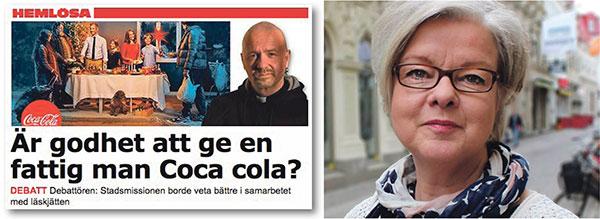 Lotta Säfström svarar på kritiken mot valet av bild i kampanjen med Coca cola.