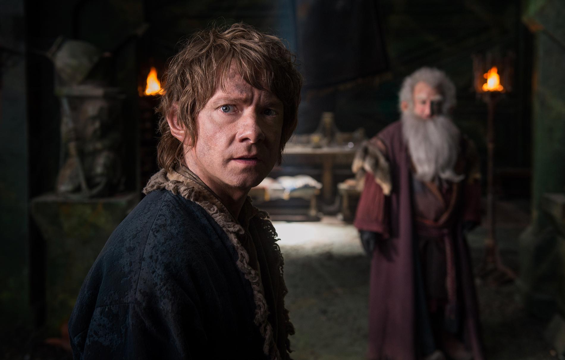 Martin Freeman i rollen som Bilbo Baggins