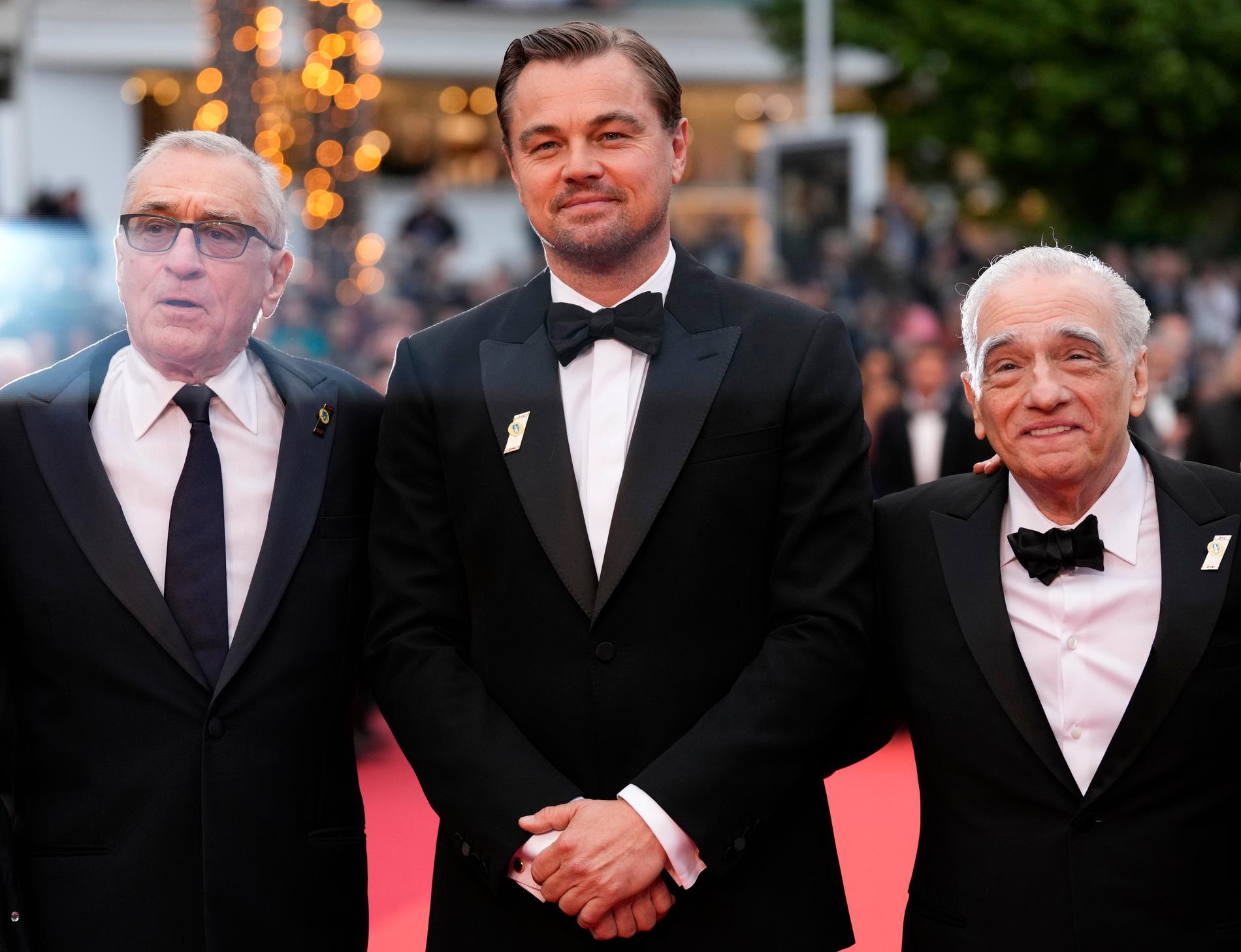 Robert De Niro, Leonardo DiCaprio och Martin Scorsese i Cannes.