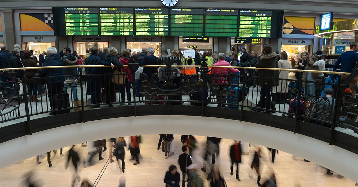 På tisdagsmorgonen rådde förseningar mellan Uppsala och Stockholm efter ett spårfel.