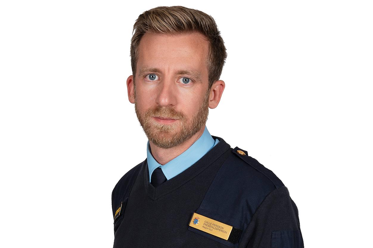 Calle Persson, presstalesperson vid Malmöpolisen.
