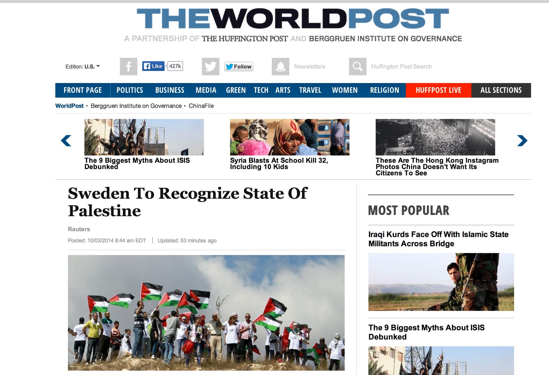 The World Post, en del av Huffington Post.