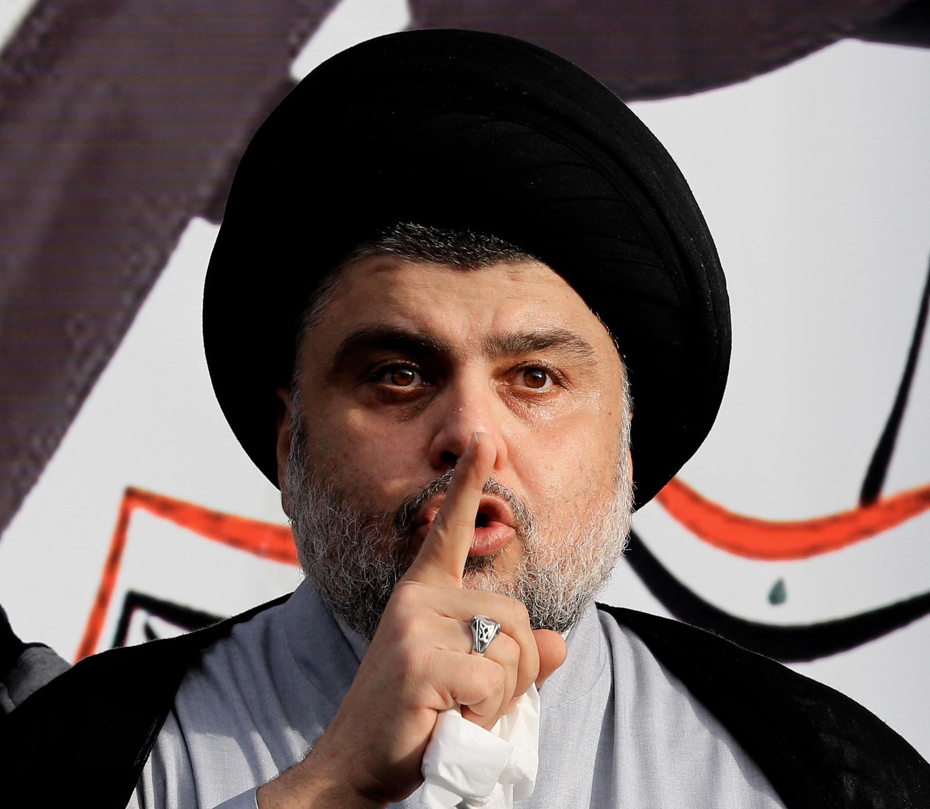 Shialedaren Muqtada al-Sadr. Arkivbild.