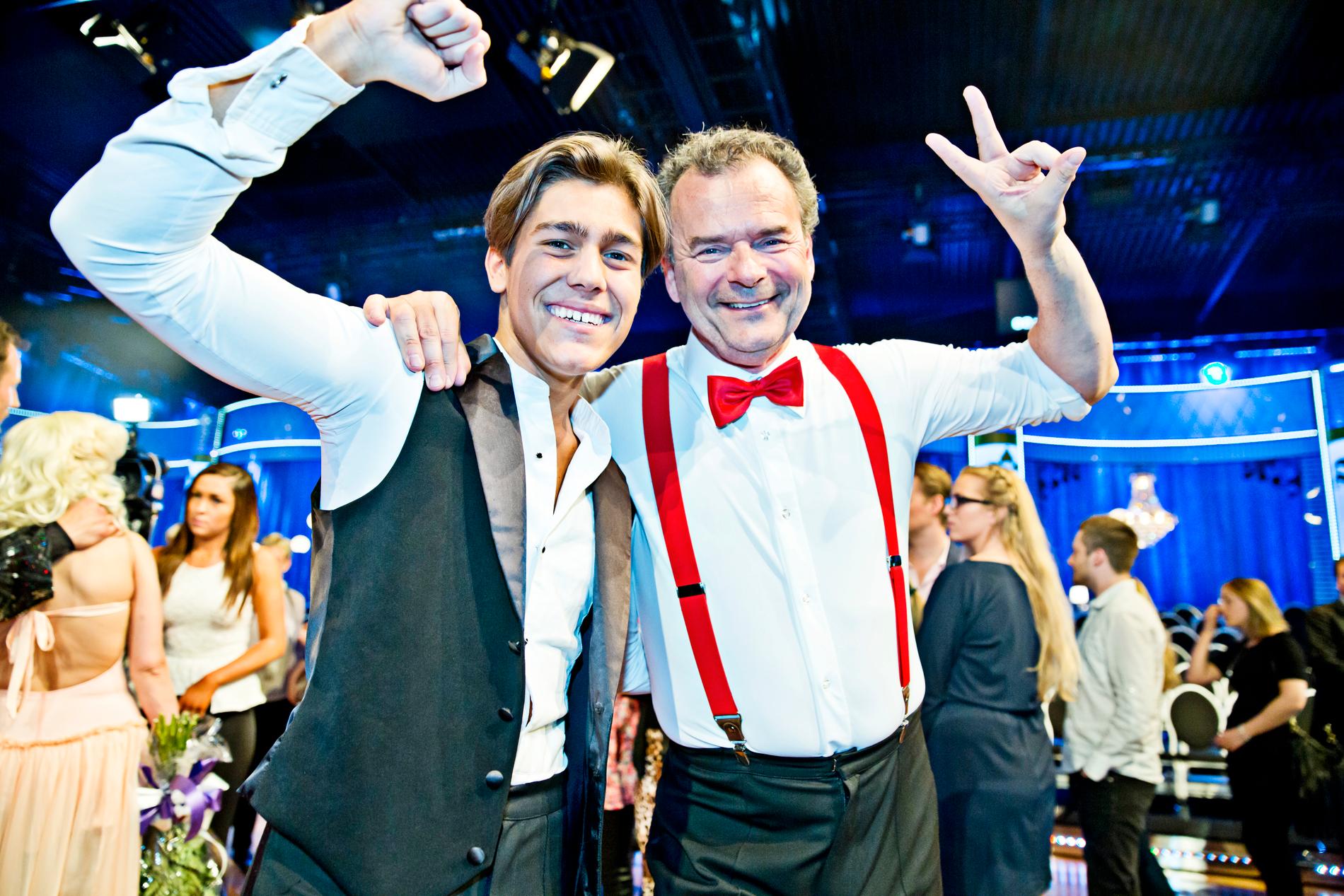 Benjamin Ingrosso och Steffo Törnquist finalister i Let’s dance 2014.