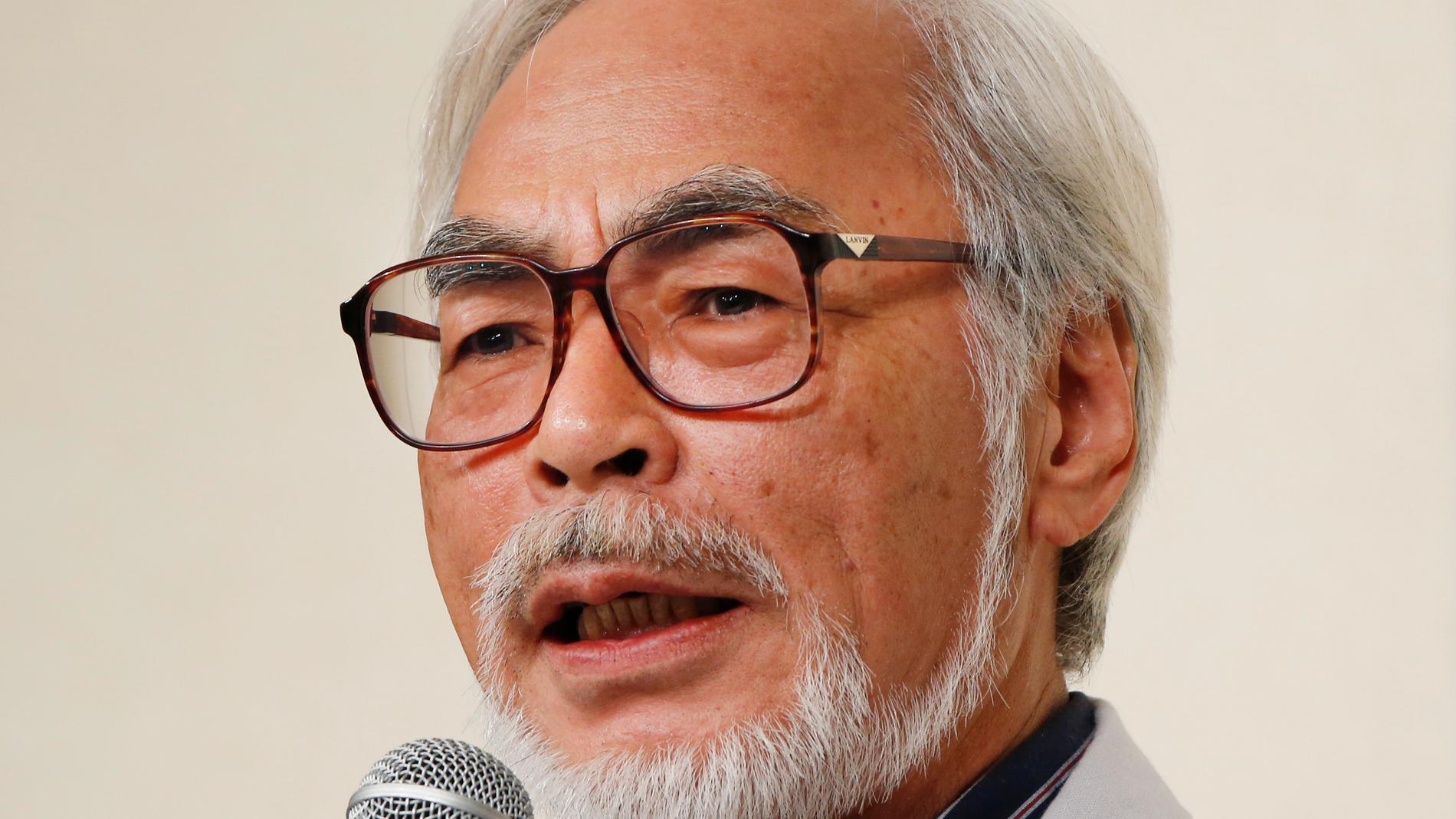 Hayao Miyazaki gick i pension 2013 men arbetar nu på ett nytt projekt. Arkivbild.