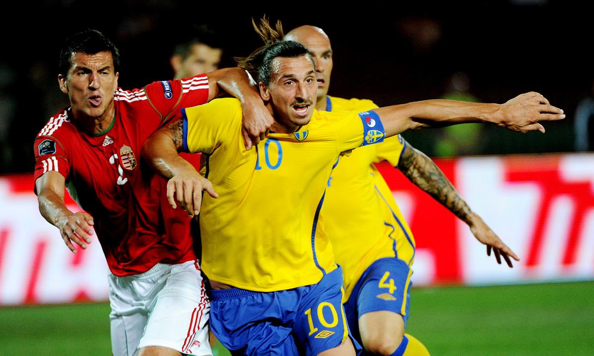 Sverige och Zlatan fick en tuff start när EM-kvalet återstartade i september 2011. Blågult förlorade den viktiga bortamatchen mot Ungern med 2-1.