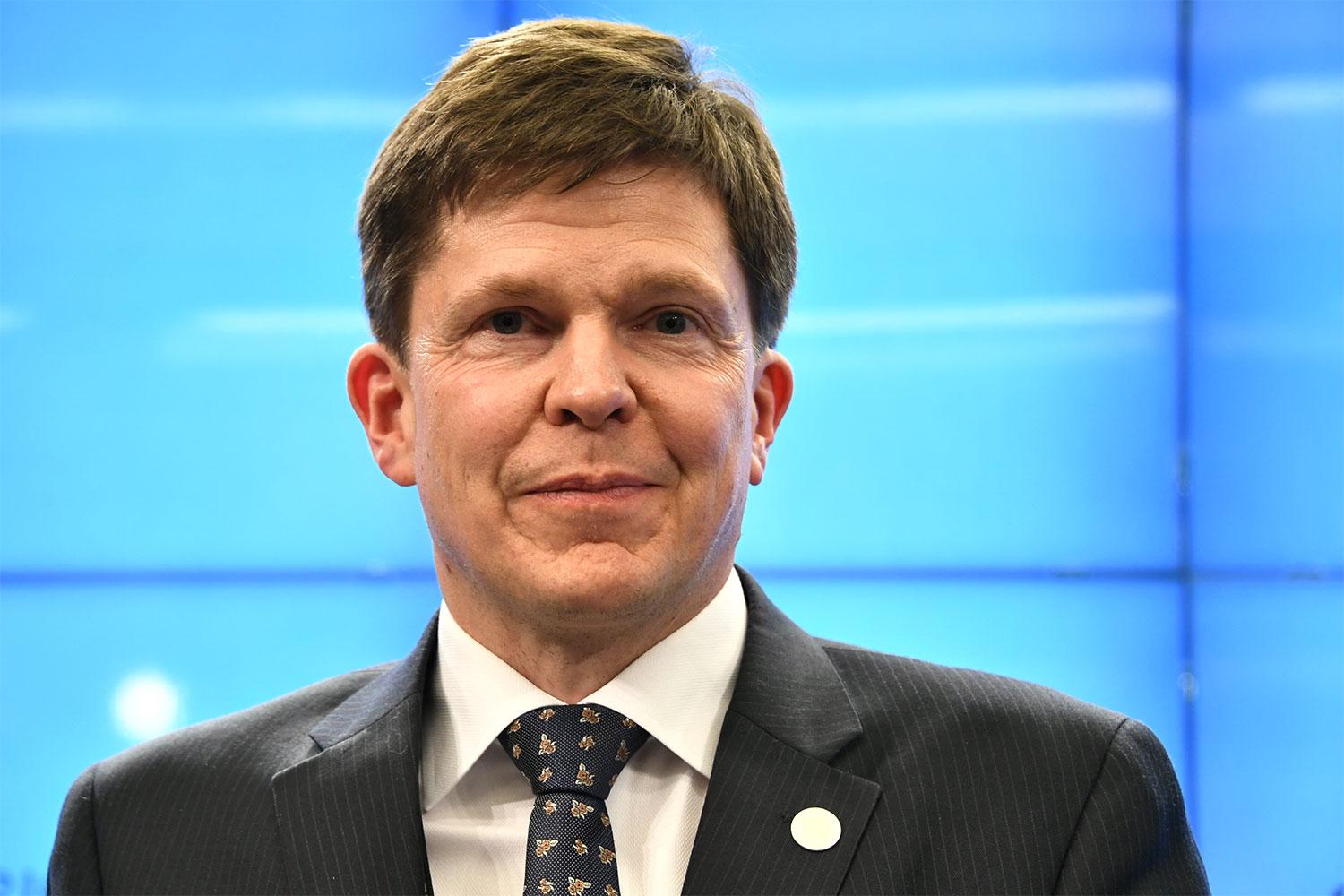 Riksdagens nya talman Andreas Norlén (M).