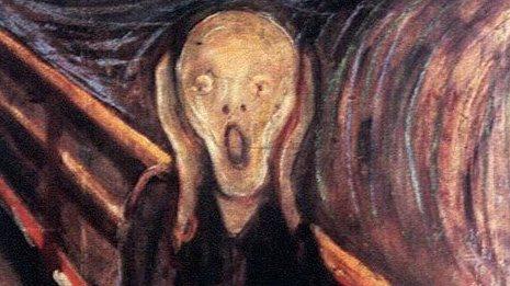 Tavlan "Skriet" av den norska konstnären Edward Munch attackerades på fredagen. Arkivbild.