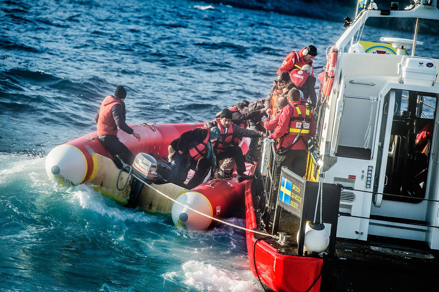 Gula båtarnas insats för att rädda liv på Medelhavet.