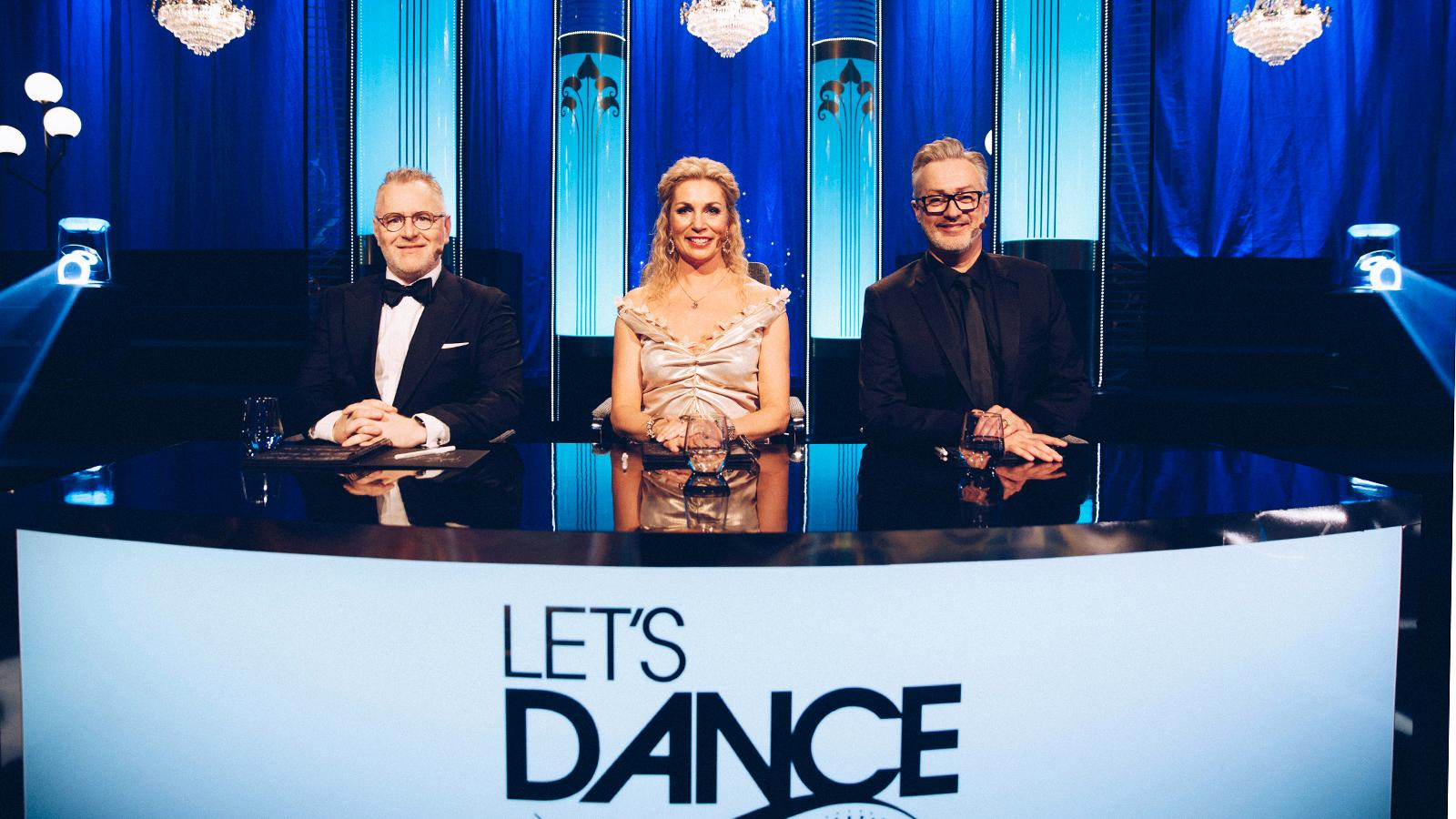 ”Let’s dance”-juryn, från vänster Dermot Clemenger, Ann Wilson och Tony Iriving.