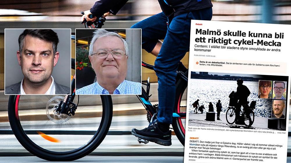Om C tycker det är nedslående med Malmös tredjeplats i år kan vi upplysa om att Malmö toppade rankingen vid hela fyra tillfällen under 2010-talet. Vi har alltså under lång tid prioriterat utbyggnaden av cykelvägar, skriver Andreas Schönström (S) och Håkan Linné (L).
