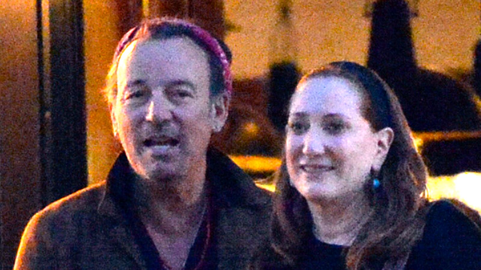Bruce Springsteen med hustrun Patti Scialfa.