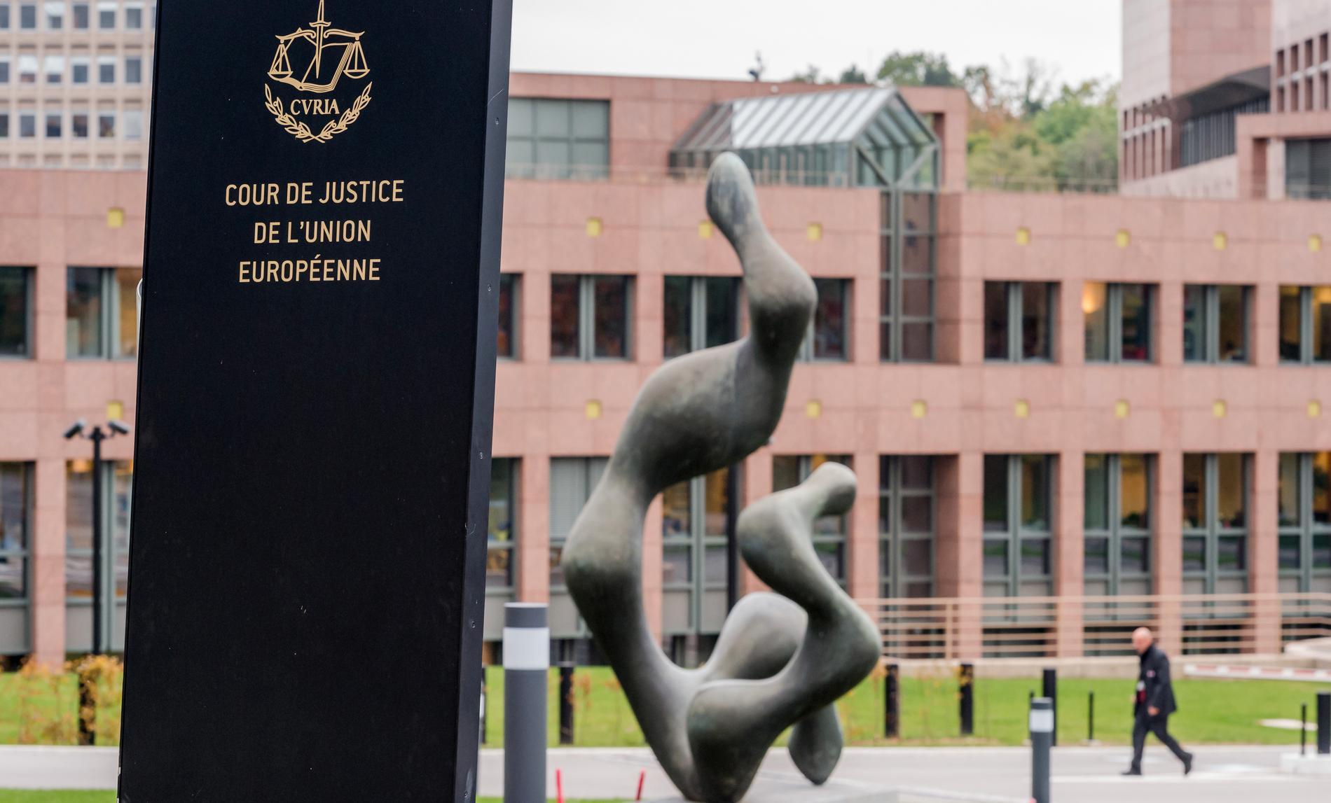 EU-domstolen i Luxemburg. Arkivfoto.