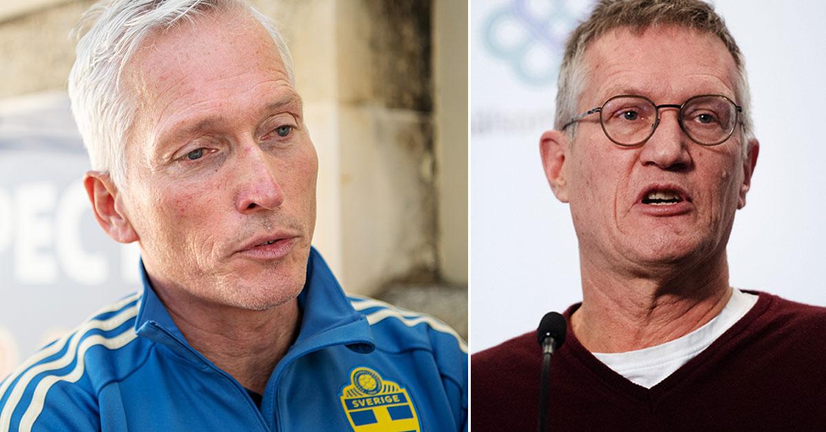 Håkan Sjöstrand, Svenska fotbollsförbundet, har efterfrågat respons från Anders Tegnell och Folkhälsomyndigheten.