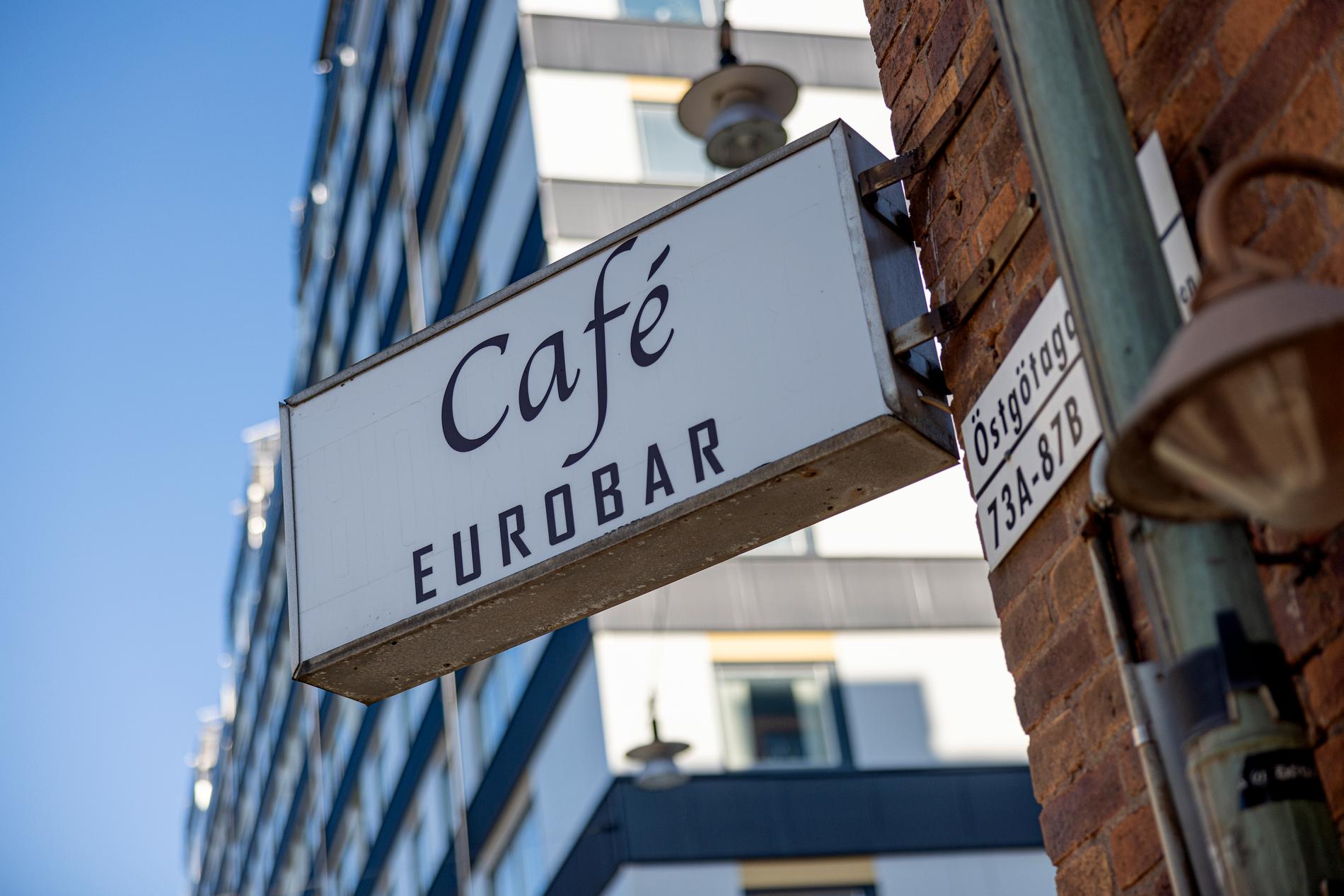 Café Eurobar på Södermalm i Stockholm.