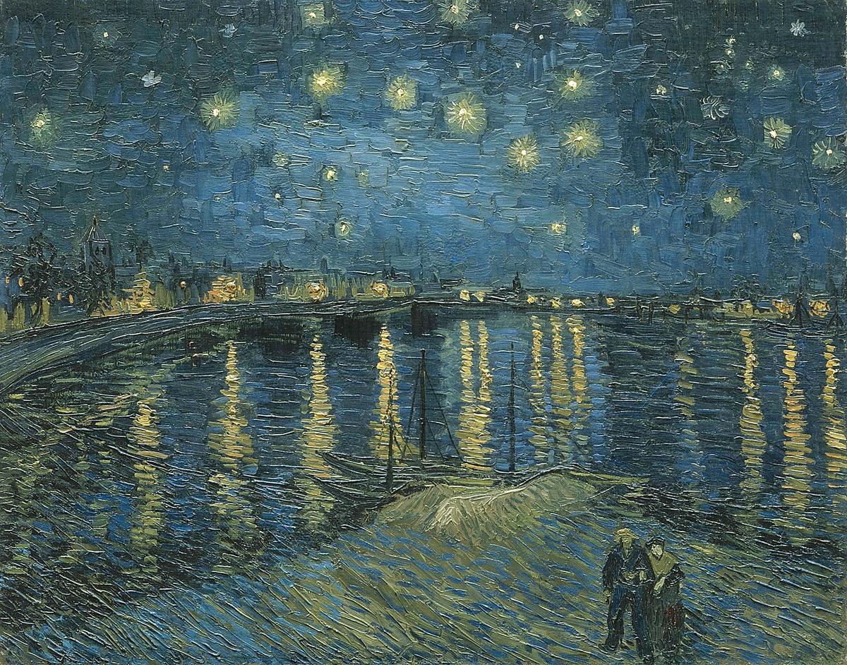 Van Goghs ”Starry Night over the Rhone”.