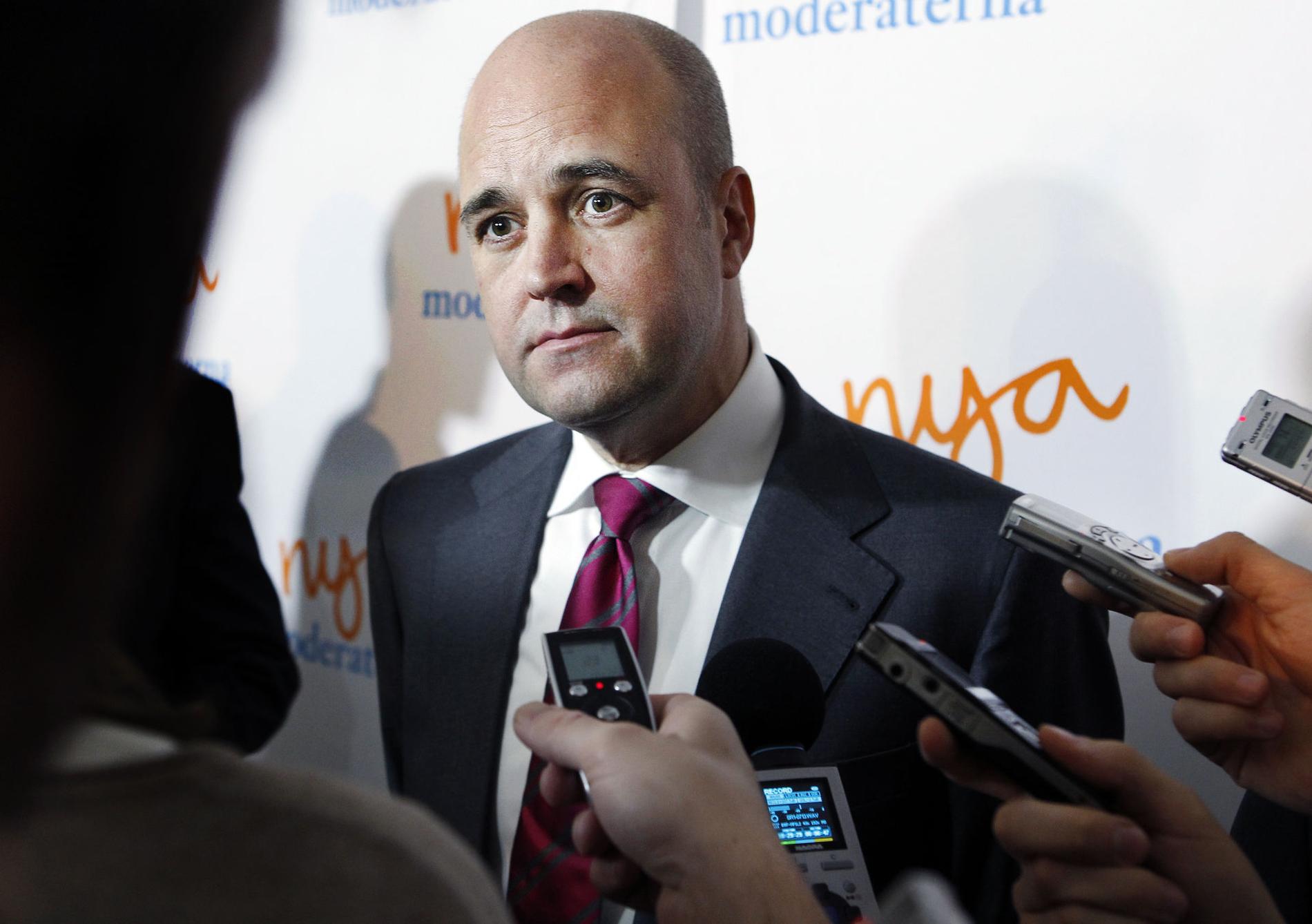 Fredrik Reinfeldt, (m) Statsminister.