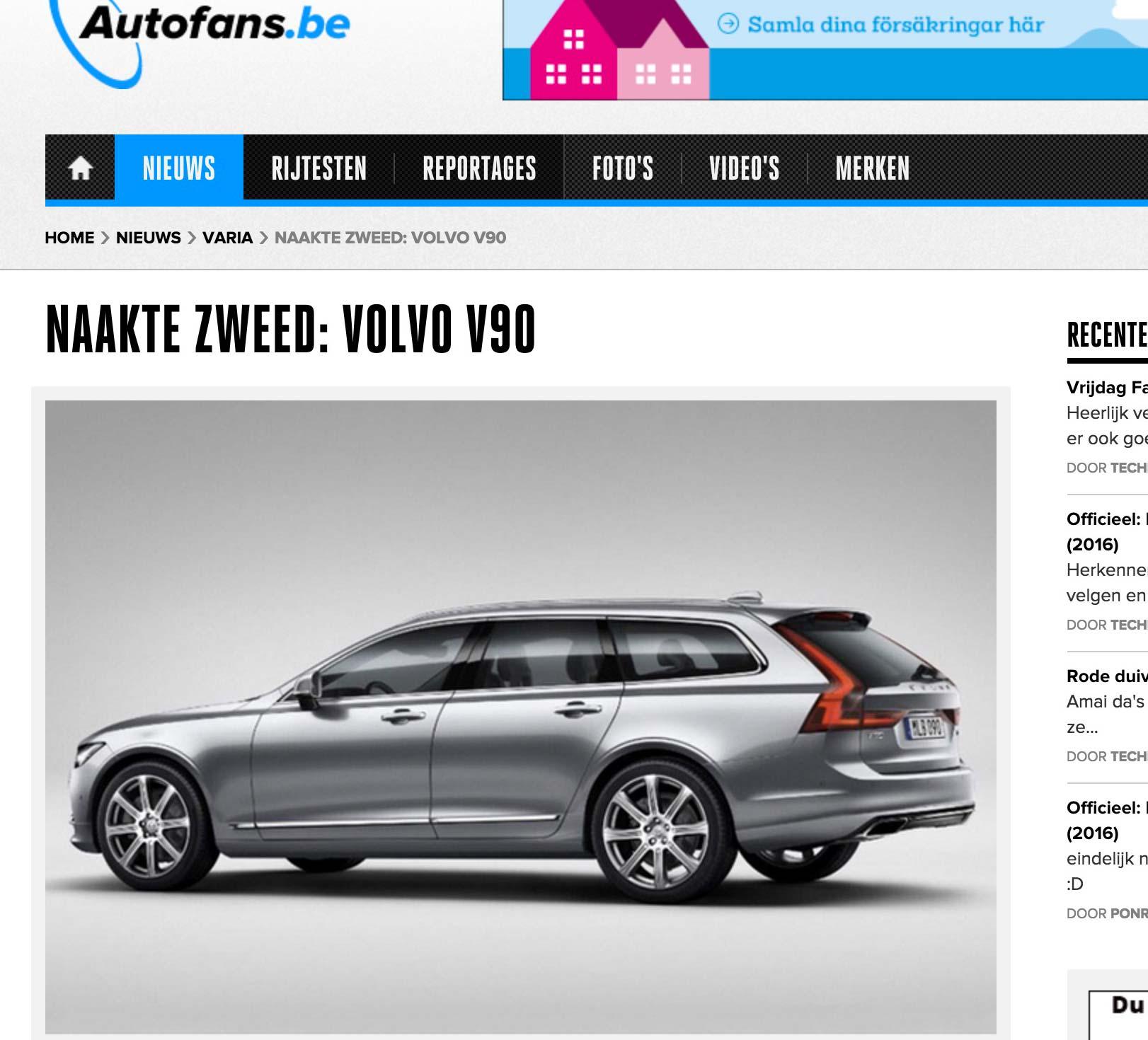 Volvos nya V90.