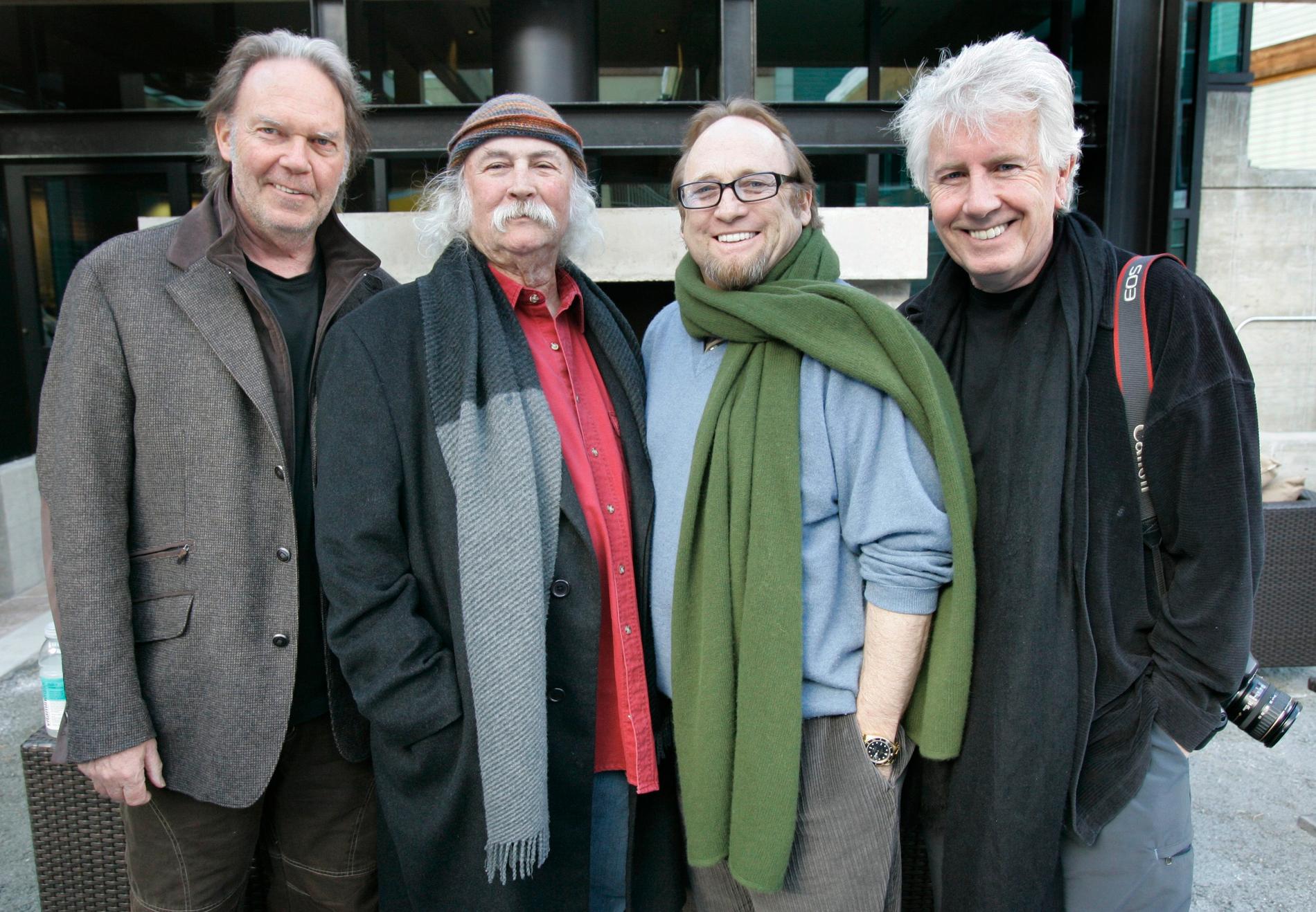 Neil Young, David Crosby, Stephen Stills och Graham Nash