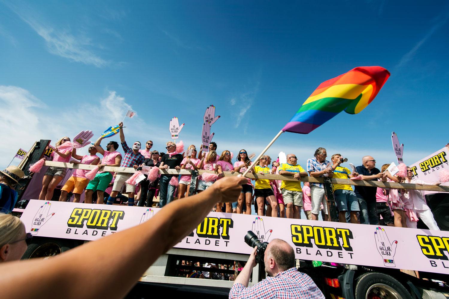 Sportbladet är med i Pride-paraden för tredje året i rad.