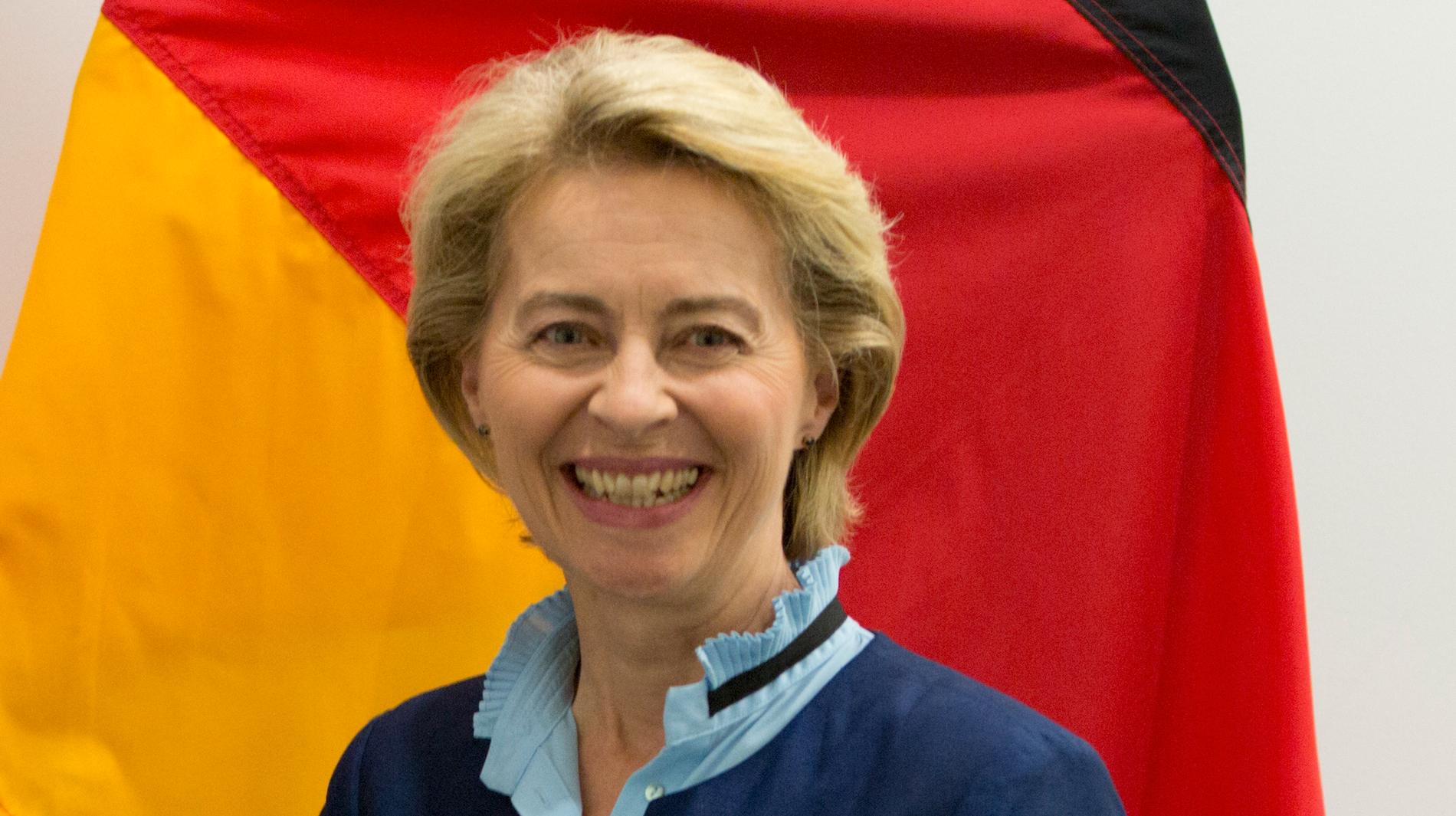 Tysklands nuvarande försvarsminister Ursula von der Leyen föreslås bli ny ordförande i EU-kommissionen. Arkivbild.