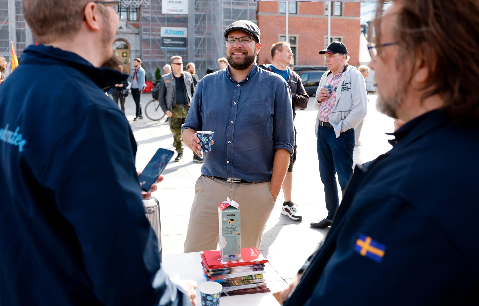 Jimmie Åkesson besökte Umeå i tisdags. Aftonbladet Ledare var på plats.