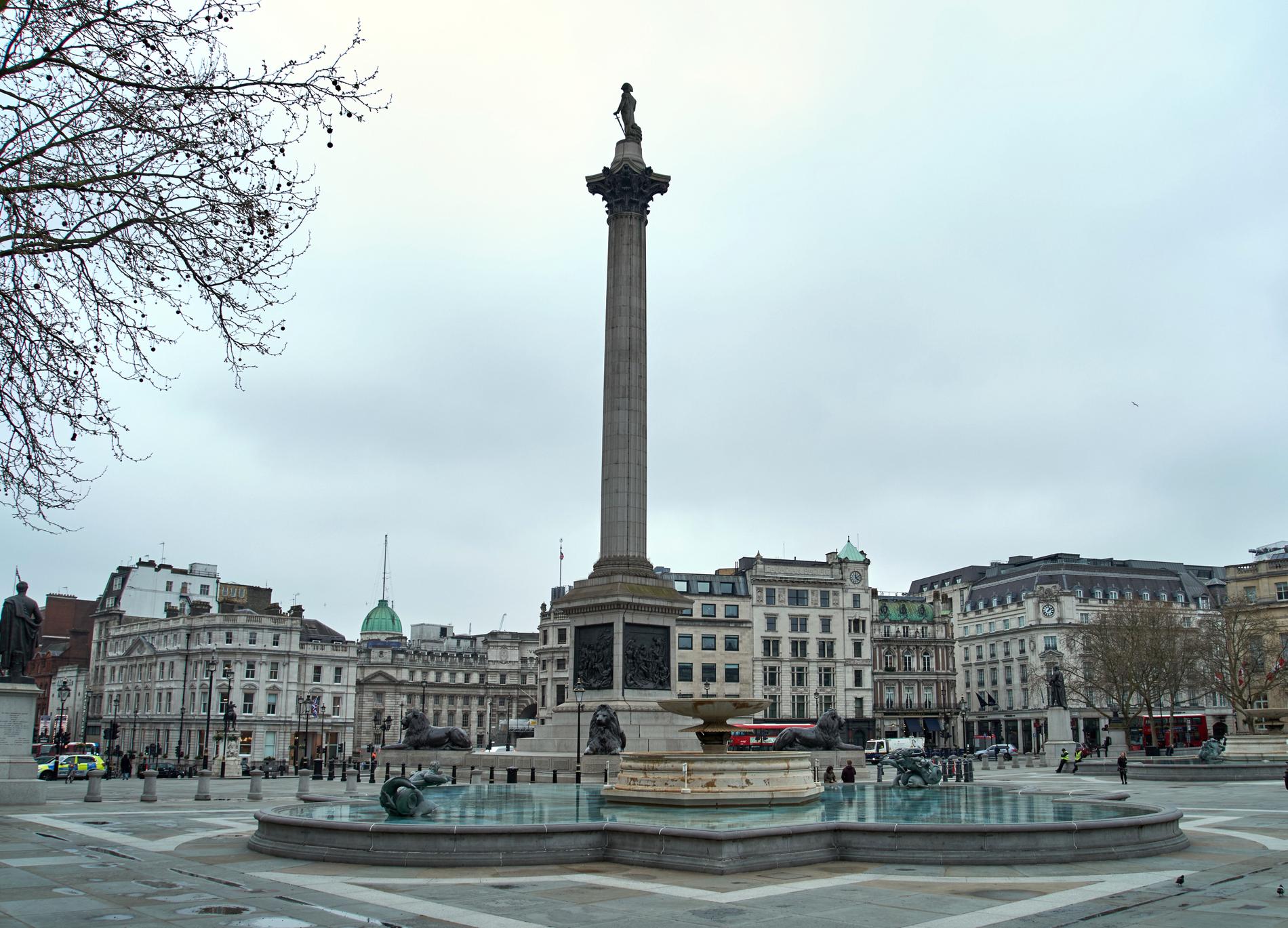 Trafalgar Square.
