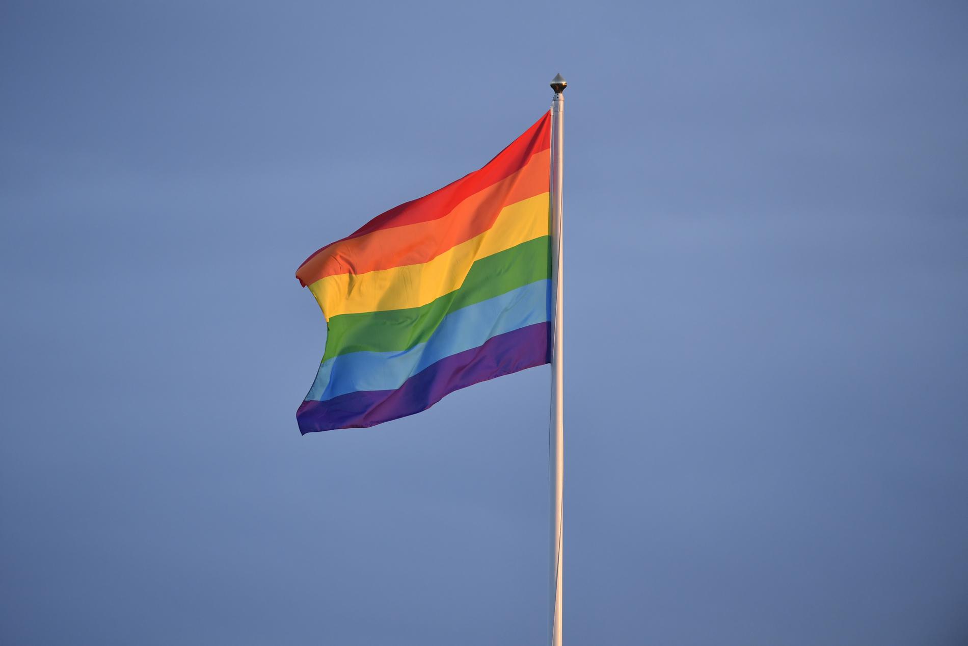 Efter beslutet att inte längre hissa regnbågsflaggan på stadshuset i Sölvesborg arrangeras nästa år för första gången en Prideparad i kommunen. Arkivbild.