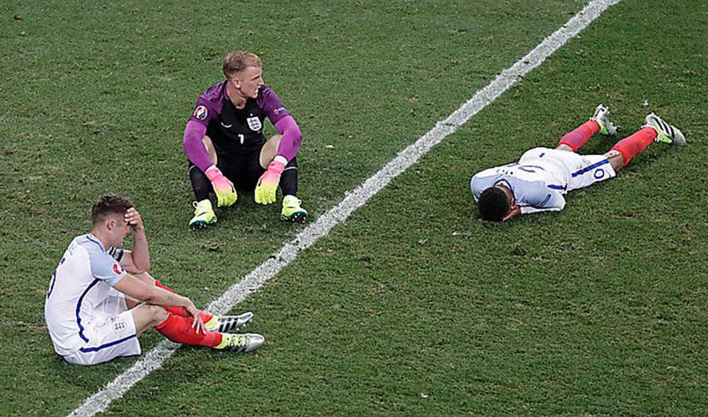 England åkte ut mot Island under fotbolls-EM i somras