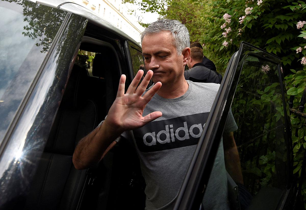 Mourinho presenterades i fredags som ny tränare i United.