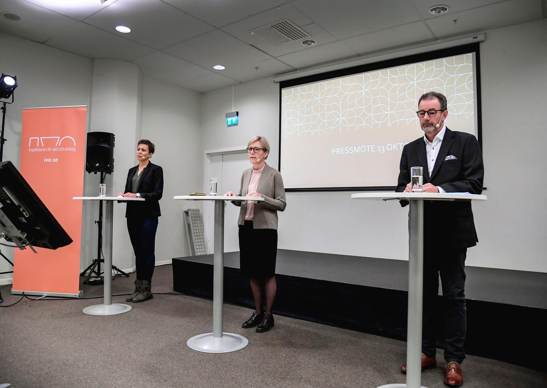 IVO hade presskonferens om granskningen av Norrköpings kommun under tisdagen.