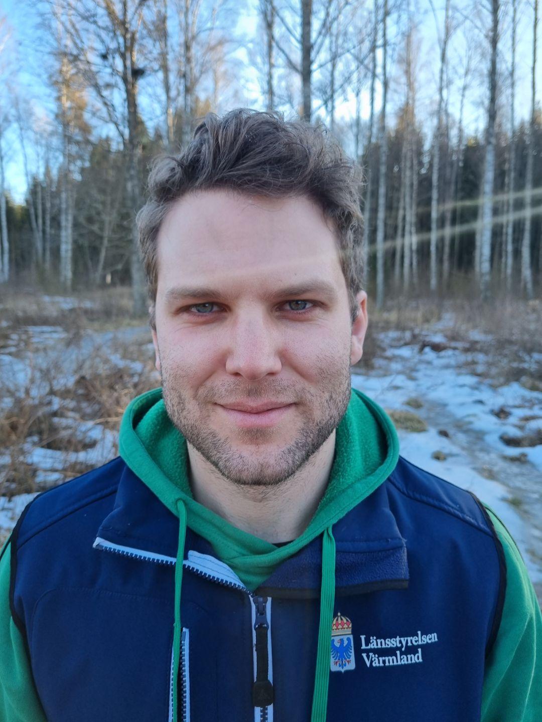 David Höök är vilthandläggare vid Länsstyrelsen Värmland.