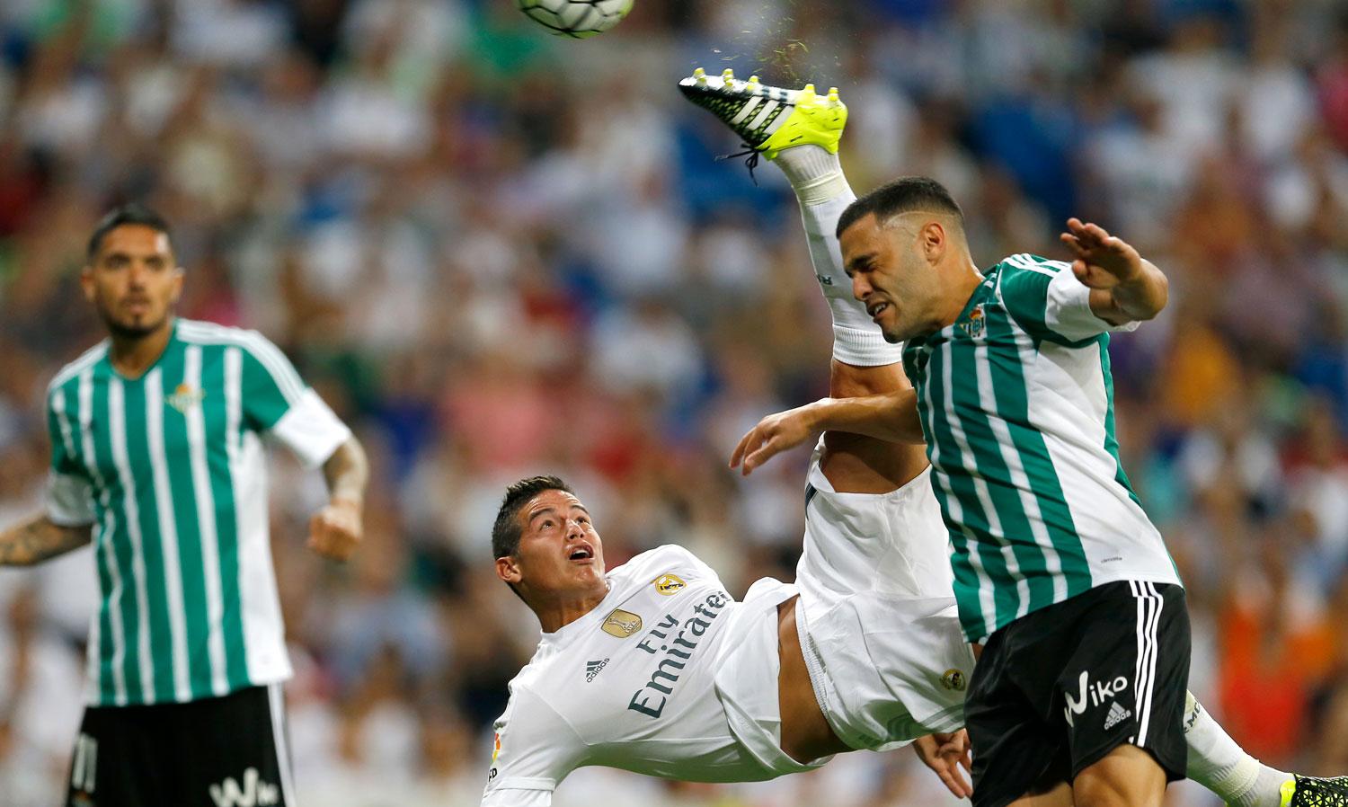 James Rodríguez har haft en tung andra säsong i Real Madrid.
