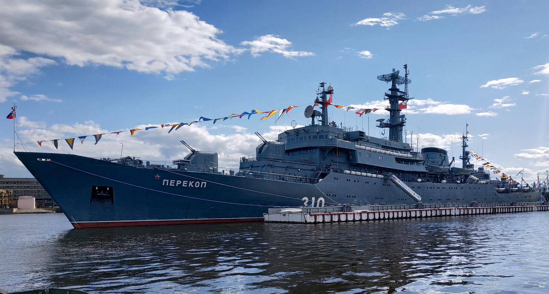 Det ryska fartyget Perekop.