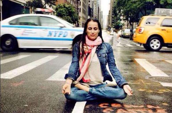 Yogaläraren Daniela Ayon Razo.