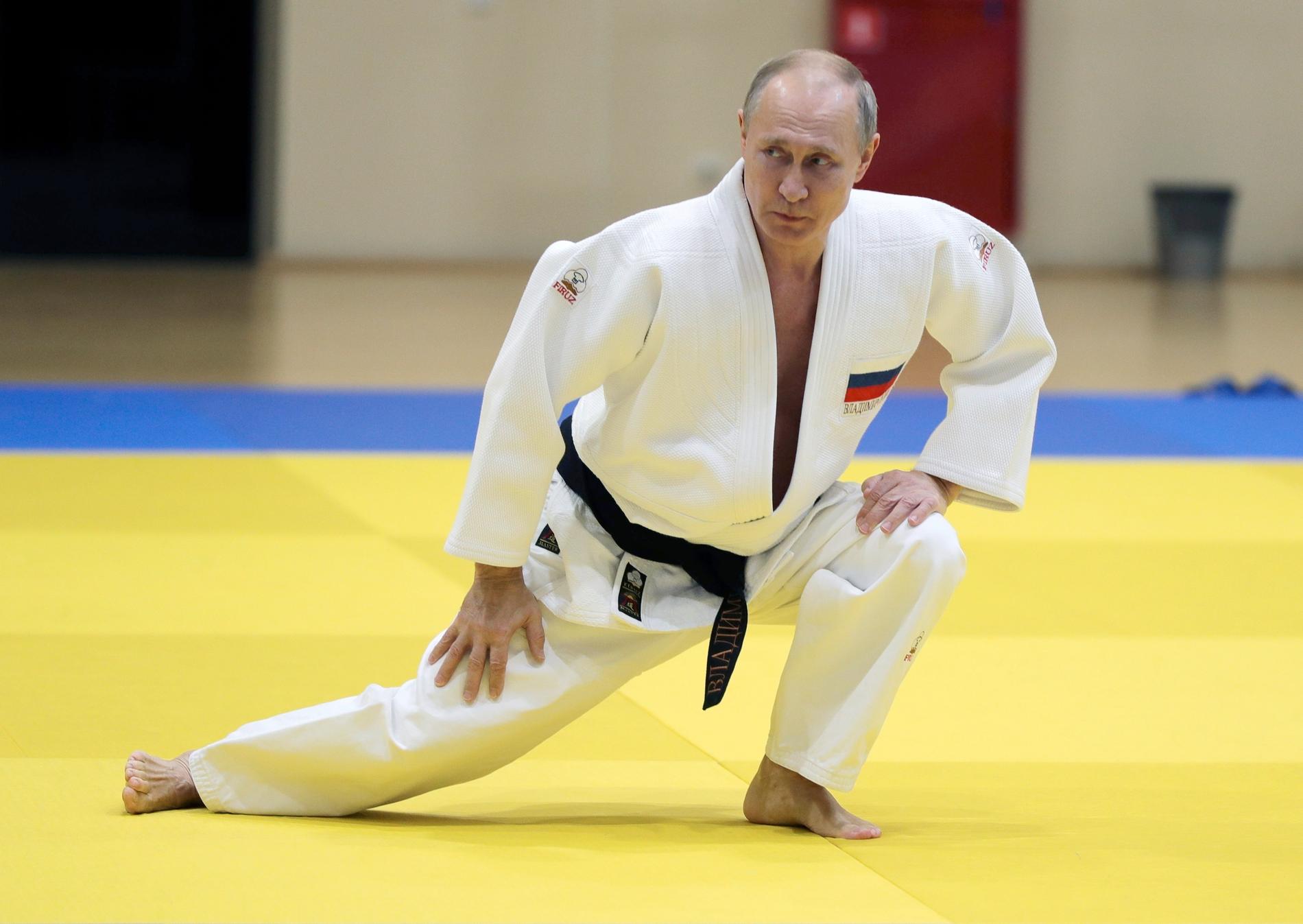 Vladimir Putin har svart bälte i judo.
