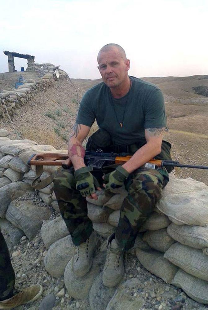 Niclas Jansson, 48, har precis kommit till Irak för att strida mot IS.