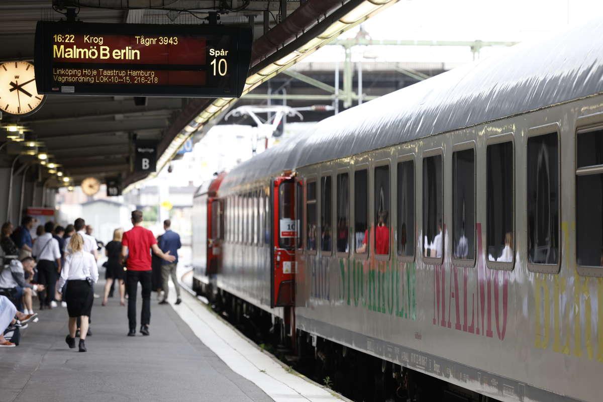 Snälttåget erbjuder nattåg till tyska huvudstaden Berlin.