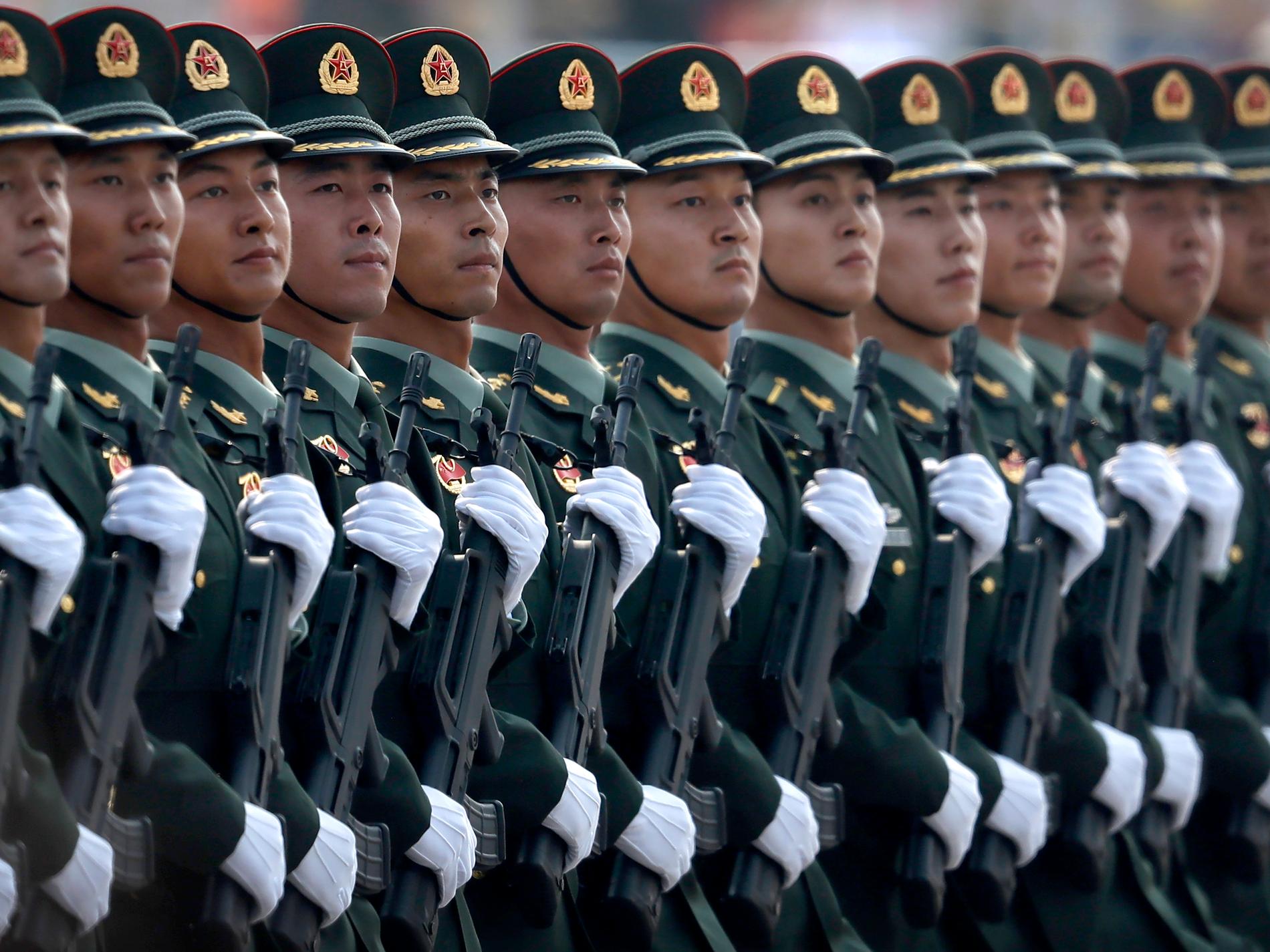 Kina fortsätter att rusta militärt