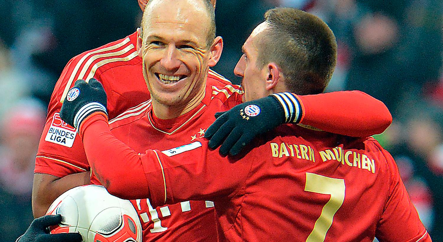 Robben och Ribery – vinnare eller förlorare i kväll. Foto: AP