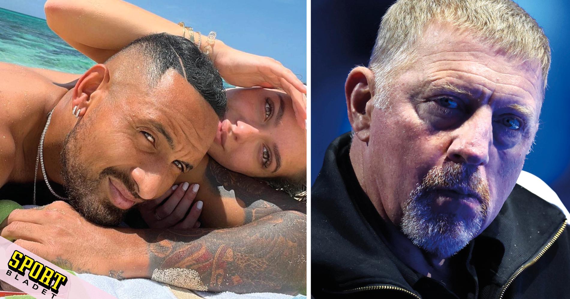 Tennis Feud: Nick Kyrgios and Boris Becker Clash, Refuse to Celebrate New Year Together