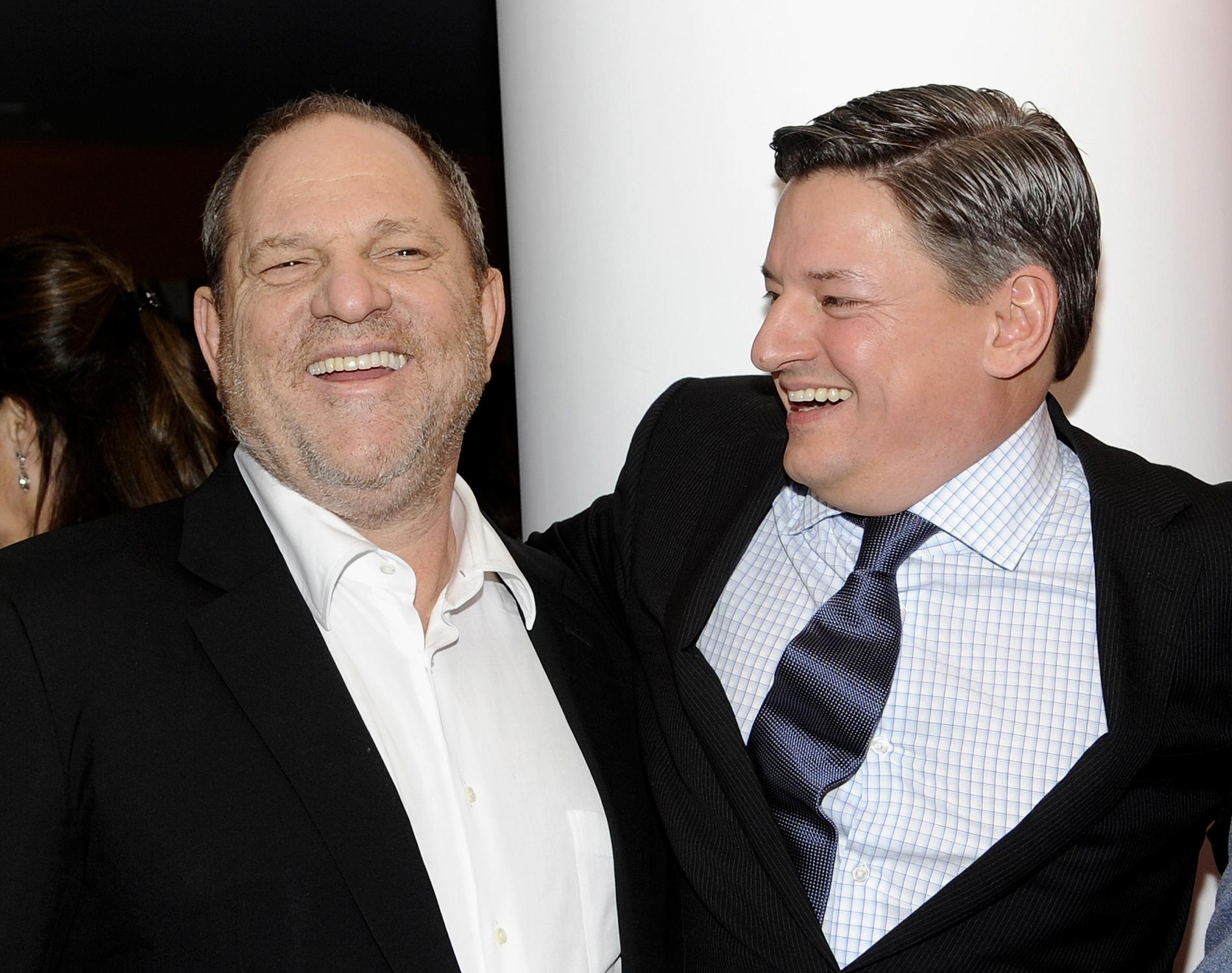 Harvey Weinstein och Netflix Ted Sarandos 2012.